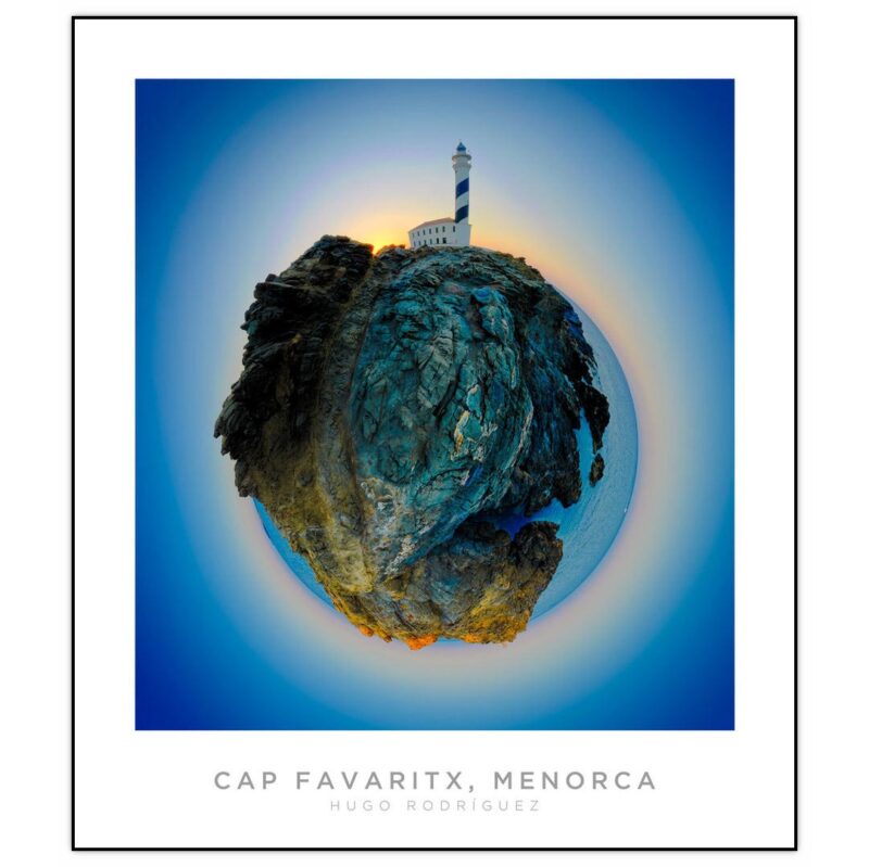 Faro Cap Favaritx #2 Little planet, Menorca • Panorama Planet