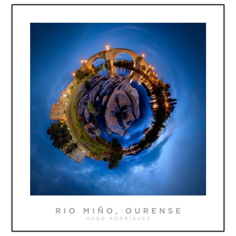 Rio Miño #2 Little planet, Ourense • Panorama Planet